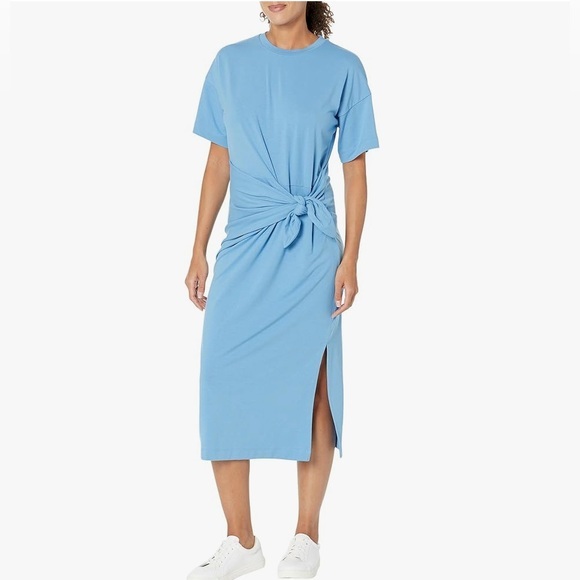 SWEATY BETTY - Knot Front Midi Dress - NEW - Picture 1 of 3